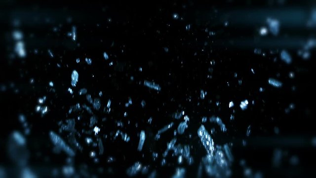 Shattered Glass In Slow Motion