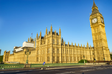 Fototapeta na wymiar Palace of Westminster in London, UK