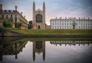 Clare & King's Colleges in Cambridge, UK