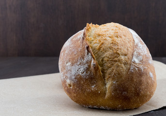 French Roll with Copy Space on Left