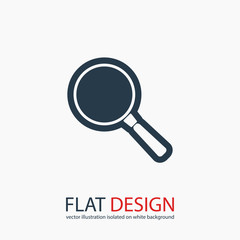 Search  icon, vector illustration. Flat design style