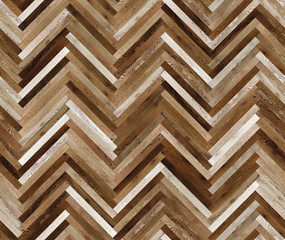 Seamless wood parquet texture (herringbone various)