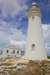 Remote lighthouse san salvador island