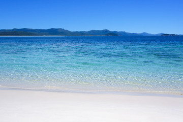 Fototapeta na wymiar Australian beach with fringing reef