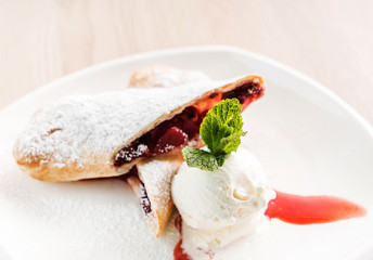 cherry strudel