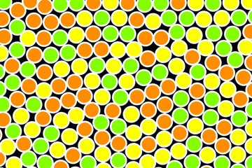 Sphere backdrop with flat pattern for modern design