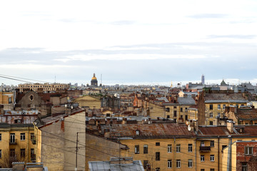 Obraz premium Walk on the roof