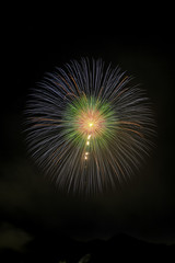 Fototapeta premium Omagari All Japan National Fireworks Competition 12 inch fireworks shell 大曲の花火 10号玉