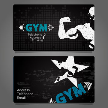 Business Card gym and fitness