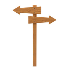 Wooden pointer direction path - Pointer direction path