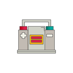 Vector car battery icon