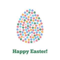 Easter egg flower patterns