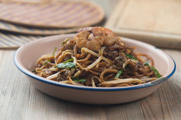 Fried Penang Char Kuey Teow , popular fried noodle