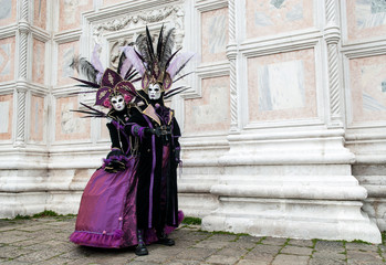 Fototapeta na wymiar Carnaval de venise photo masque