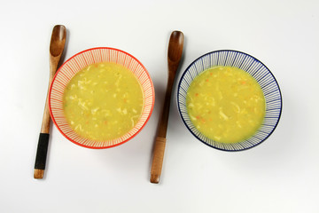 soupe au curry et lait de coco