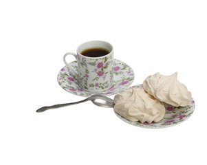 meringue cookies Closeup