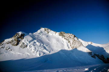 Climbing in Mont Blanc