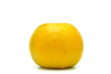 Orange isolated on white background.