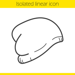 Winter hat linear icon