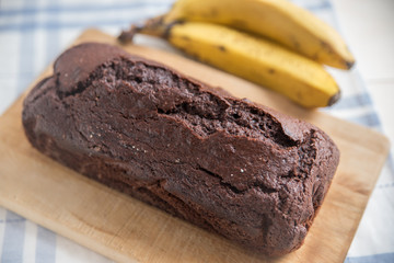 Schokoladen Bananen Brot