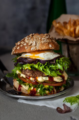 Foodporn Beef Burger, Junk Food