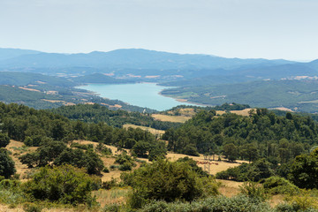 Fototapeta na wymiar Rural Italian landscape in Tuscany
