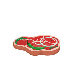Meat food icon isolated on white background