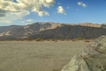Desert Mountain - Clouds form over Anza-Borrego Desert.
