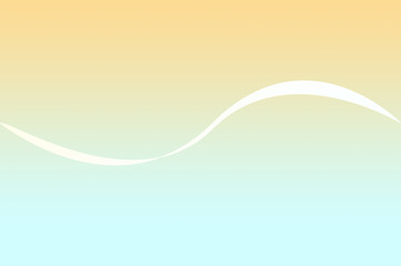 Two tone gradients with white curve line for background.