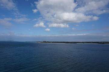 来間大橋からの景色　宮古島
