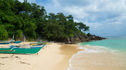 Fishing Boats on a Tropical Beach