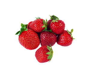 Fresh red strawberries