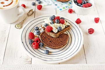 Chocolate breakfast bread
