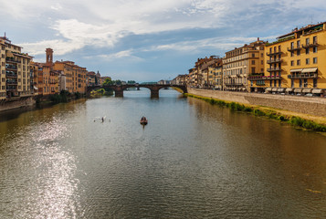 Fototapeta na wymiar River Arno in Florence