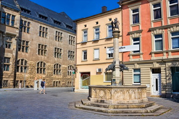 Fototapeta na wymiar Rudolstadt, Alter Brunnen