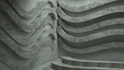 Abstract concrete background, 3 d render
