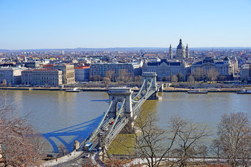 Fototapeta na wymiar Budapest. View of the River Danube
