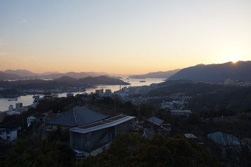 尾道　夕焼け