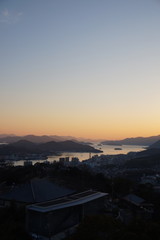 尾道　夕焼け