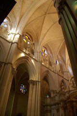Fototapeta premium Interior de la catedral de Cuenca