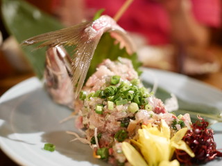 鯵のなめろう