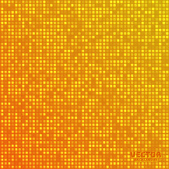 Vector abstract bright mosaic gradient orange yellow background