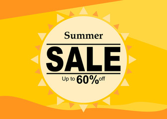 Summer sale banner design