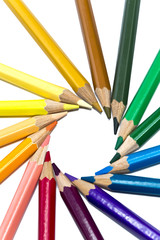 Naklejka premium Color pencils