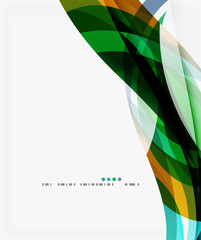 Colorful geometric wave abstract background