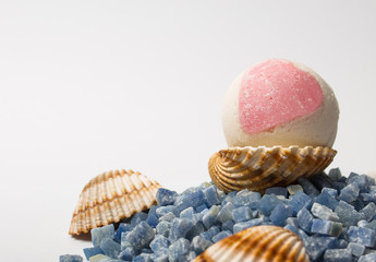 Salt bath bombs, essential oils, aromatherapy, spa