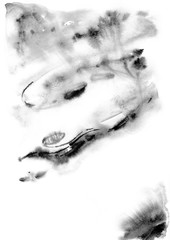 Original watercolor hand painted background. Watercolor wash. Picture for a modern interior.