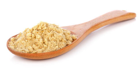 fishmeal isolated on white background. Used as feed for animals, birds and fish