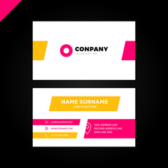 Modern and creative Business card vector background