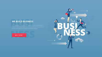Build business hero banner